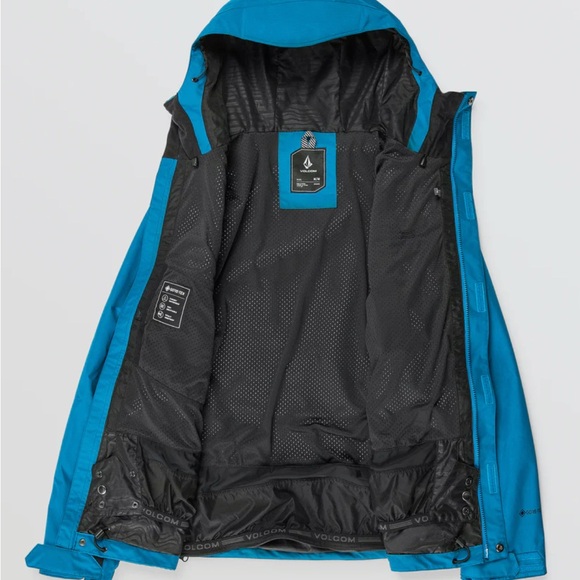 Volcom MENS DUA GORE-TEX JACKET - LIGHT BLUE - Picture 2 of 6